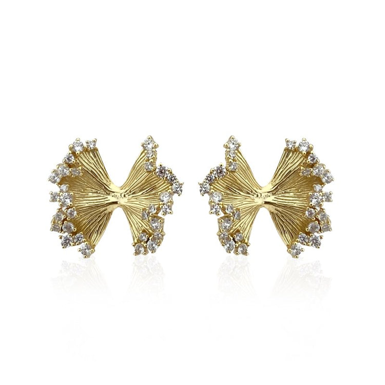 Bow Golden Earrings