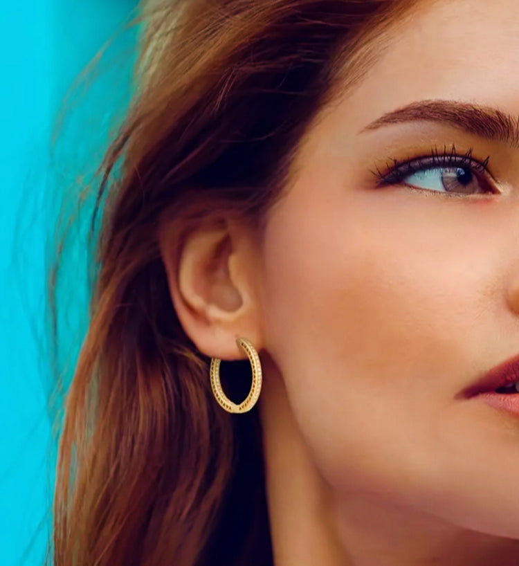 Cuore Hoop Earrings