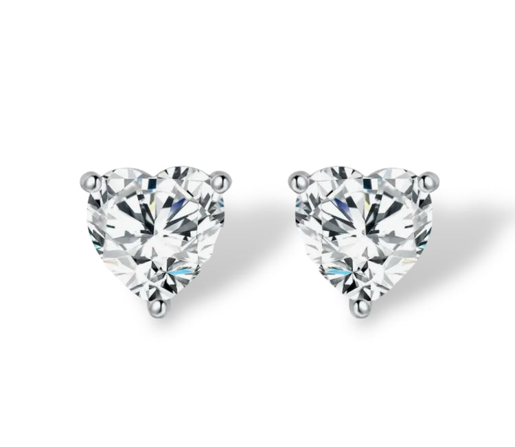 Heart Studs