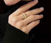 Linked Ring Gold