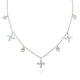 Marquise Necklace Silver