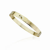 Singola Pietra Bracelet Gold
