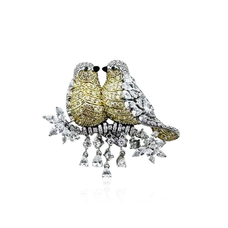 Love Birds Brooch